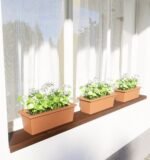 2130 Párkány, Ablakpárkány, könyöklő Fa hatás 30cm Aranytölgy Kültér