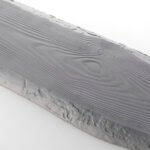Antracite szélezetlen betondeszka