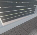 6330 Kerítésfedlap Kő Fehér 30cm 0033