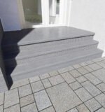 8430 Lépcsőlap Fa 30cm Antracit Homloklappal Kültér 2 1