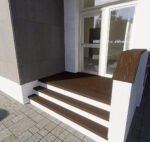 8430 Lépcsőlap Fa 30cm Sötét tölgy Kültér 1