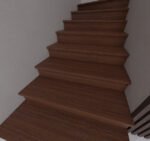 8530 Lépcsőlap Fa 30cm Dió homloklappal 0021