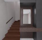 8530 Lépcsőlap Fa 30cm Dió homloklappal 0022
