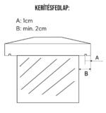 Méretezés Kerítésfedlap 2