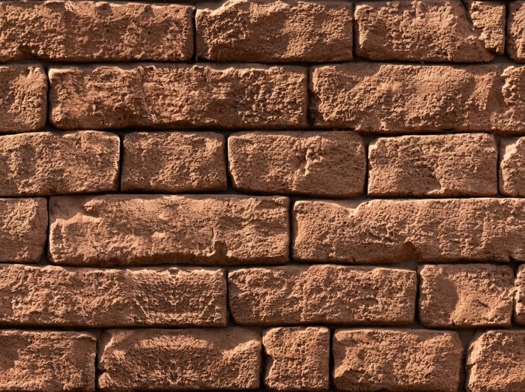 .Auvergne (2/139) Beton Falburkolat – Terracotta Homokkő Hatás