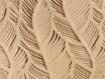 2/320 Hedge – Stilizált Levélmintás Beton Falburkolat - Beige