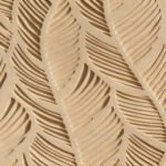 2/320 Hedge – Stilizált Levélmintás Beton Falburkolat - Beige