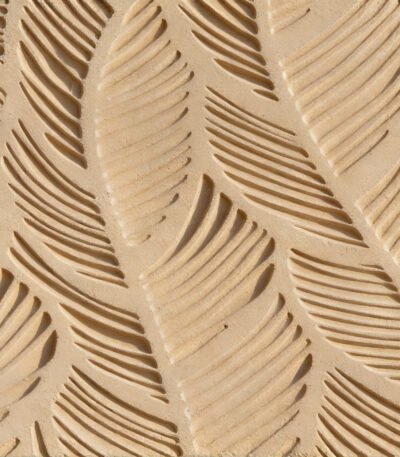 2/320 Hedge – Stilizált Levélmintás Beton Falburkolat - Beige