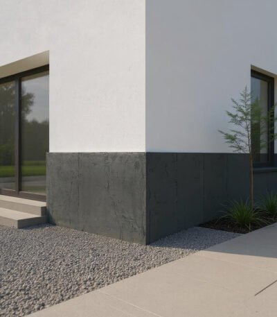 Antracit szürke lábazat, Iso-concrete