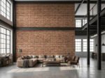 .Auvergne (2/139) Beton Falburkolat – Terracotta Homokkő Hatás