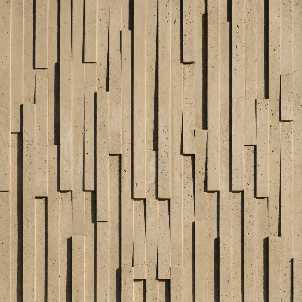 2/212 Tyra Beton Falburkolat – Beige Kőhatás