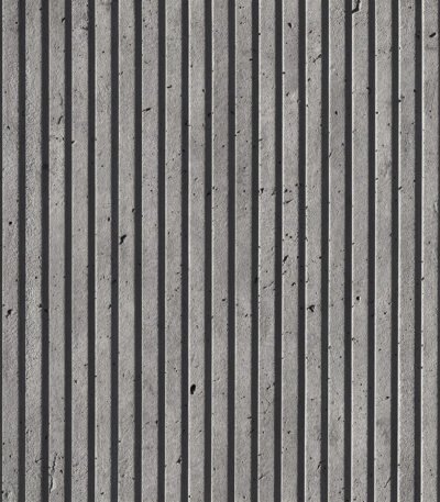 Tigris (2/77) Beton Falburkolat – Szürke Bordázott