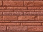 Ob (2/72 ) – Hasított Kőhatású Beton Falburkolat - terracotta