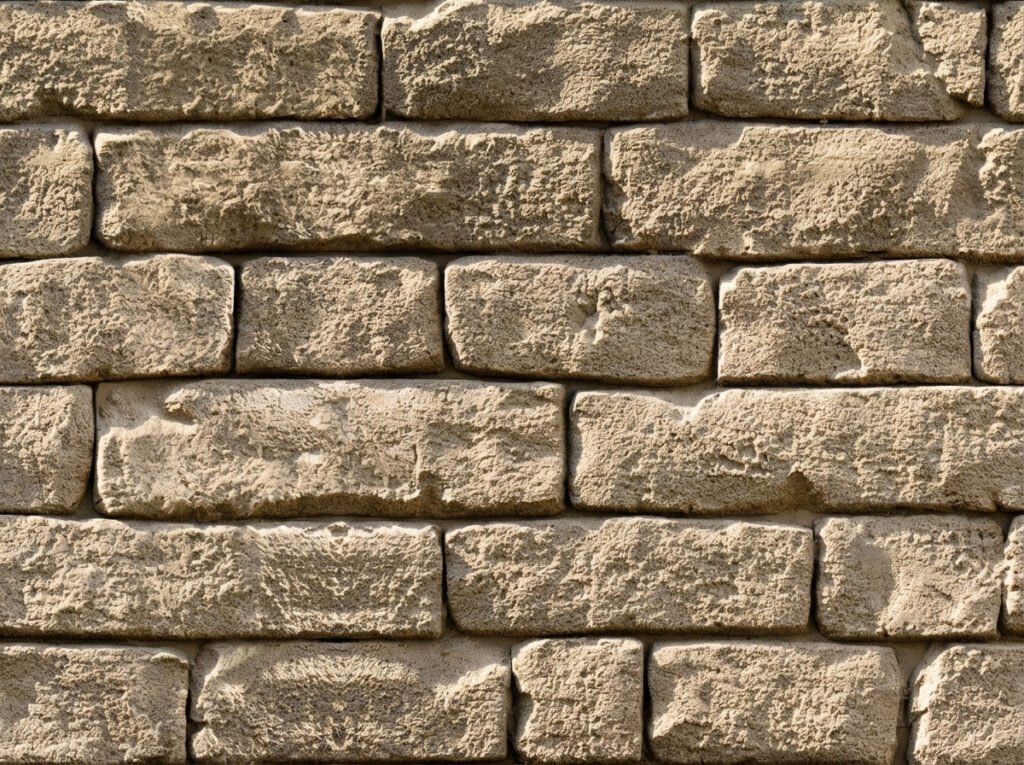 Auvergne (2/139) Beton Falburkolat – Beige Homokkő Hatás